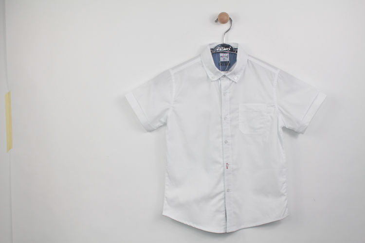 Picture of YF633- BOYS HIGH QUALITY COTTON SMART WHITE SHIRT